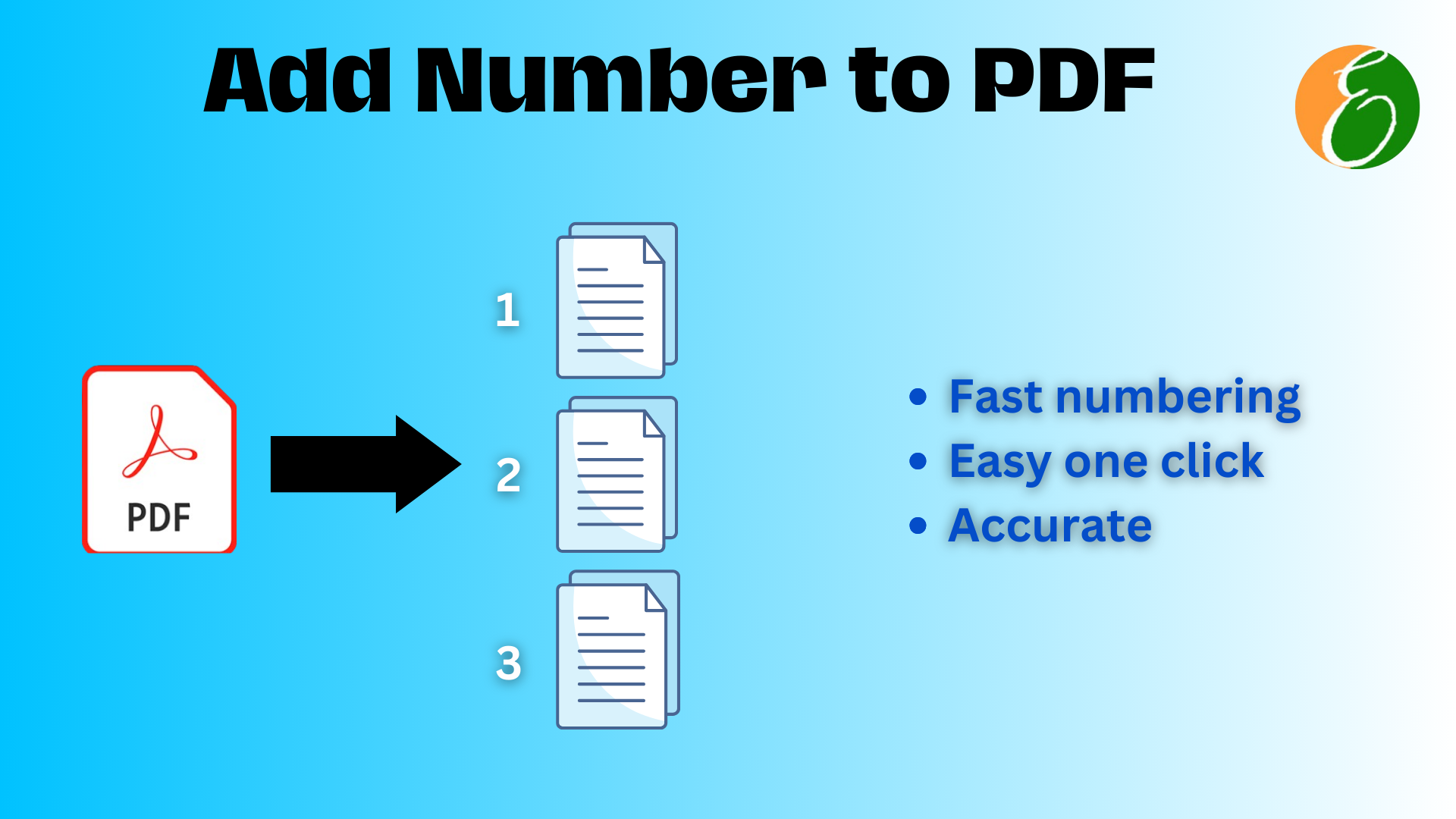 Add Number to PDF